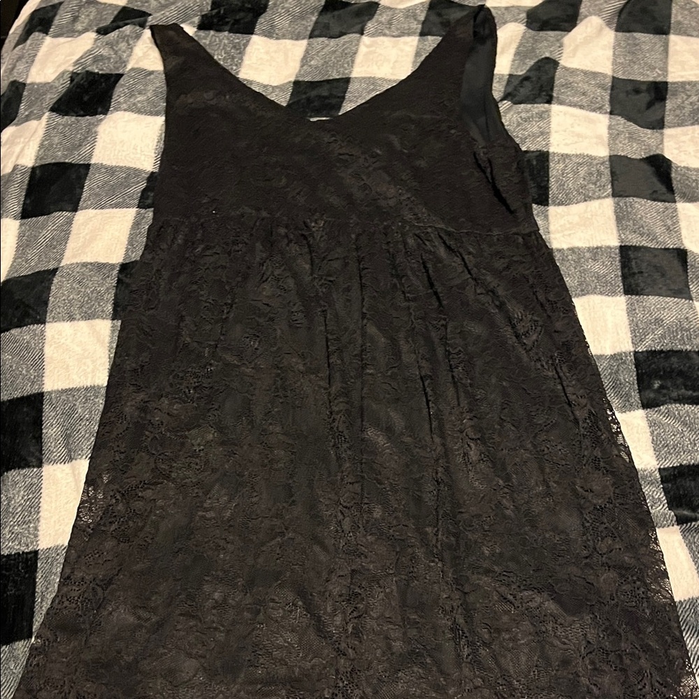 torrid Black Lace High-Low Dress
